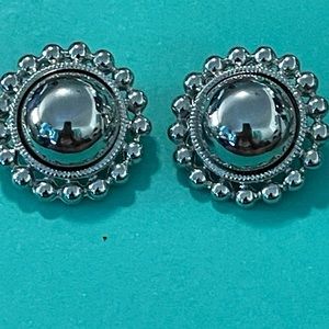 Mid-century Design Clip On Earrings
